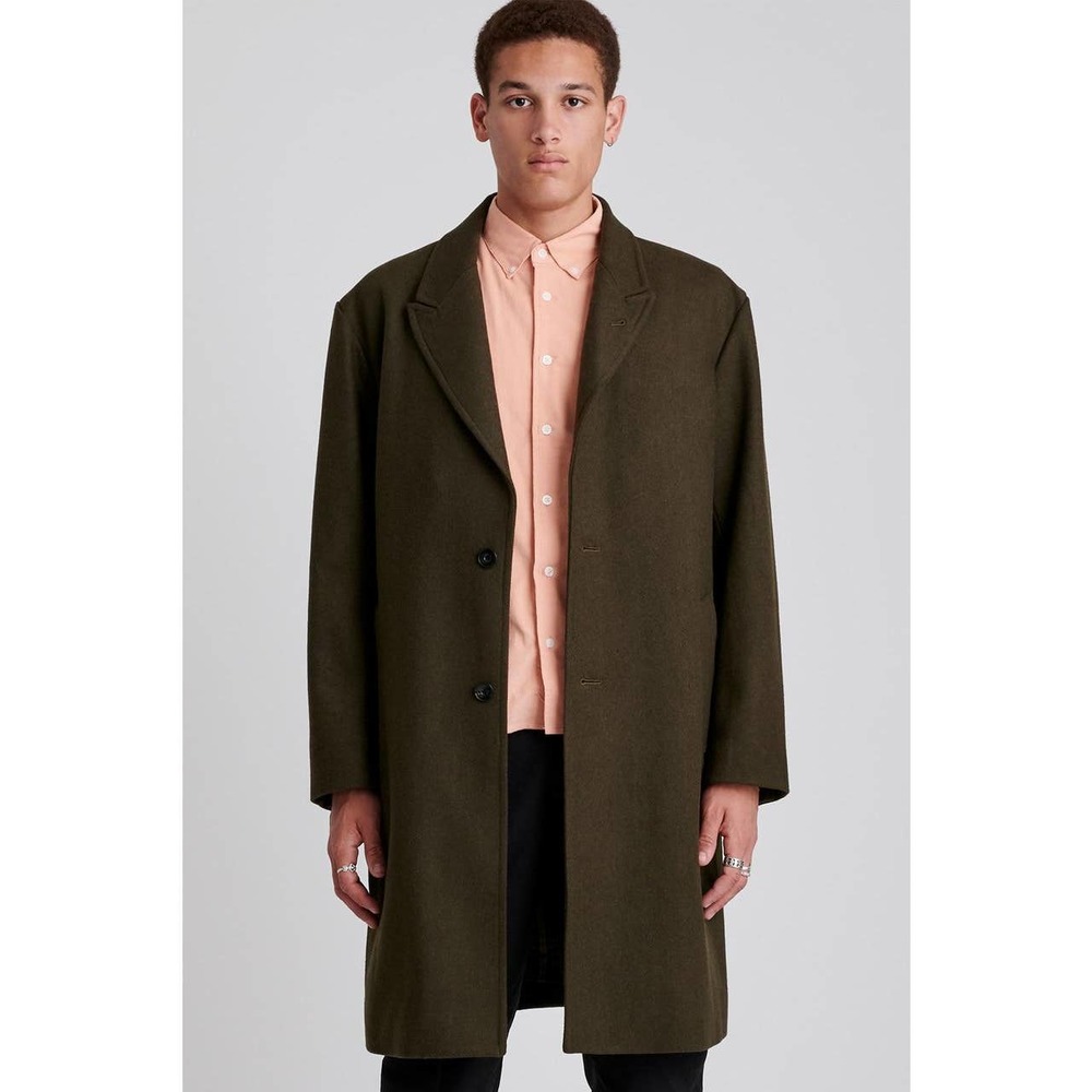 Saturdays New York City Kawano Wool Overcoat Large
